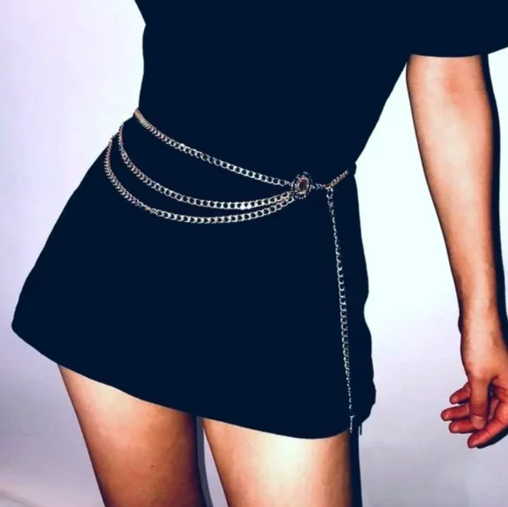 Multi-layer Metal Link Chain Belt