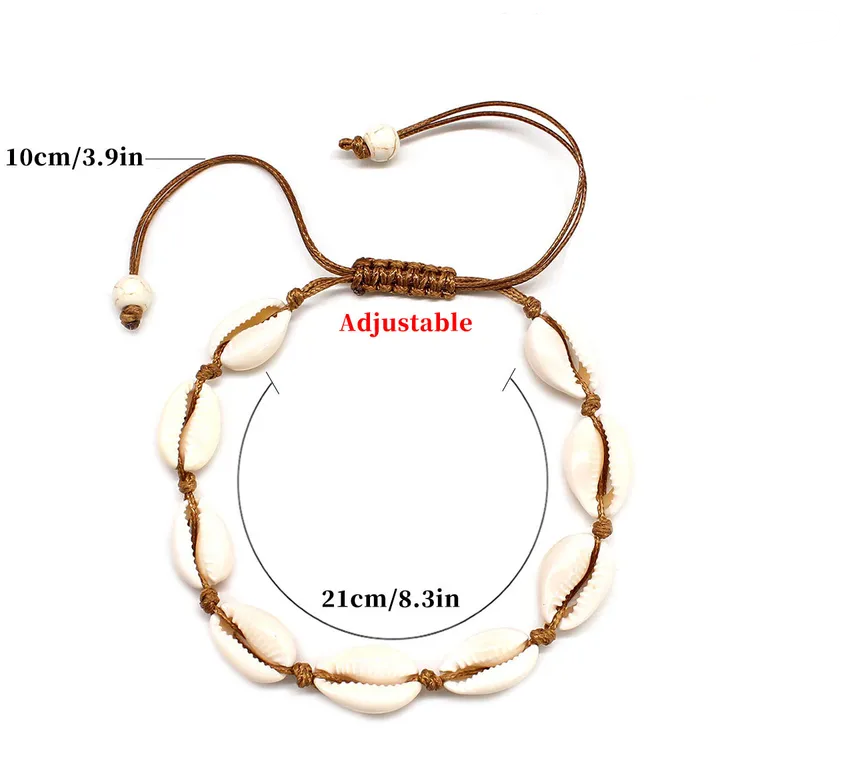 Shell Adjustable Ankle Bracelet