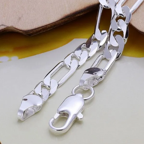 Men Casual Silver Bracelet