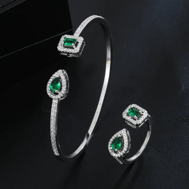 2 Piece Adjustable Bracelet & Ring Set