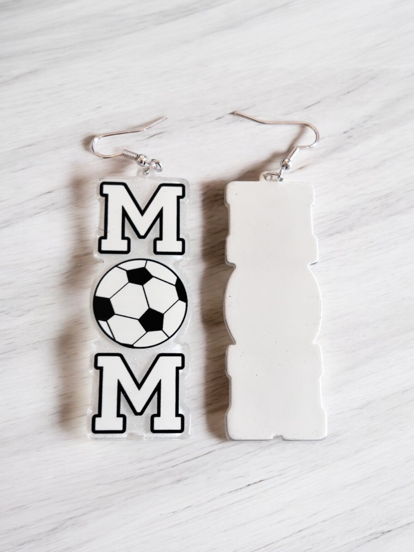 SOCCER MOM DANGLE EARRING