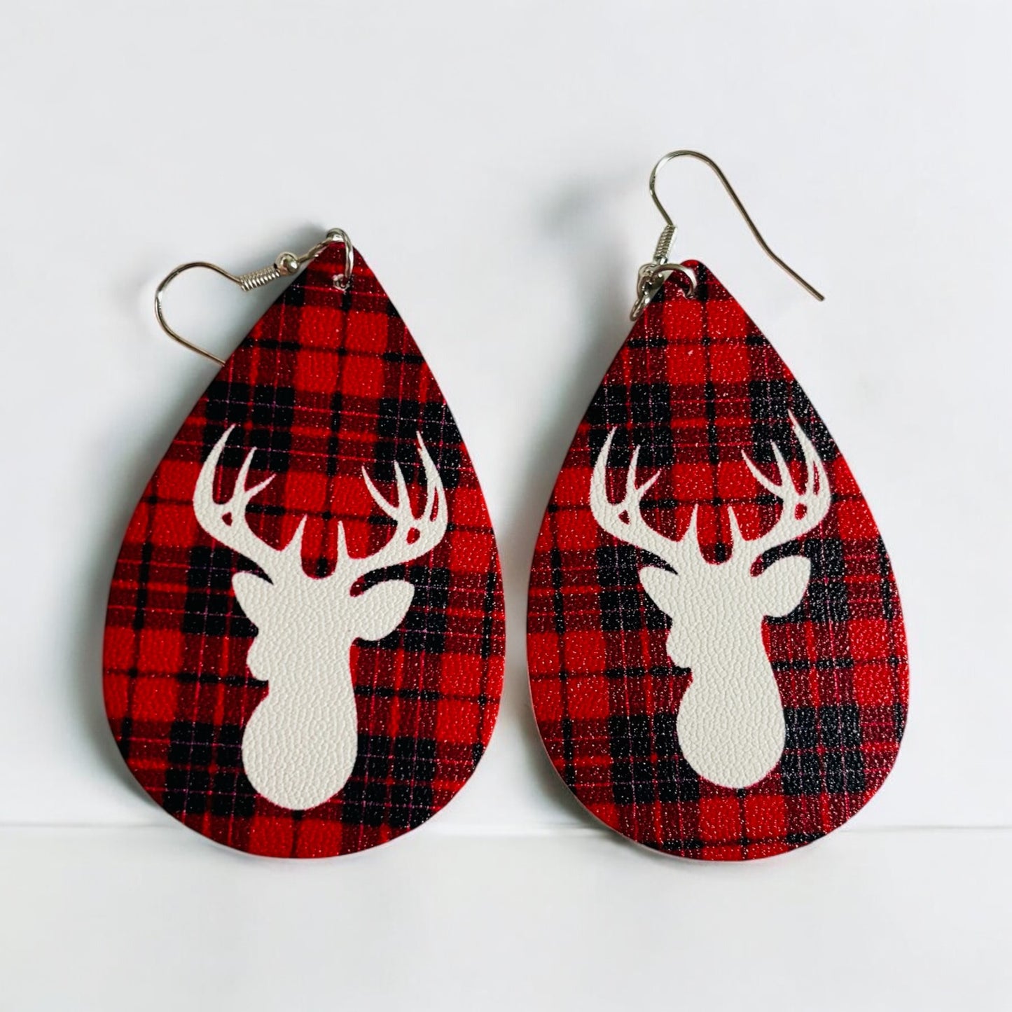 Reindeer Tear Drop Earring