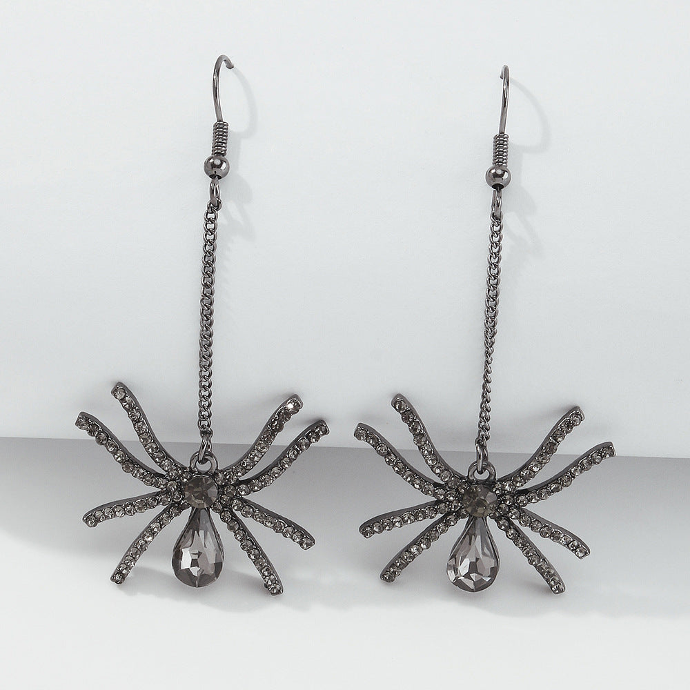 Long Spider Earrings