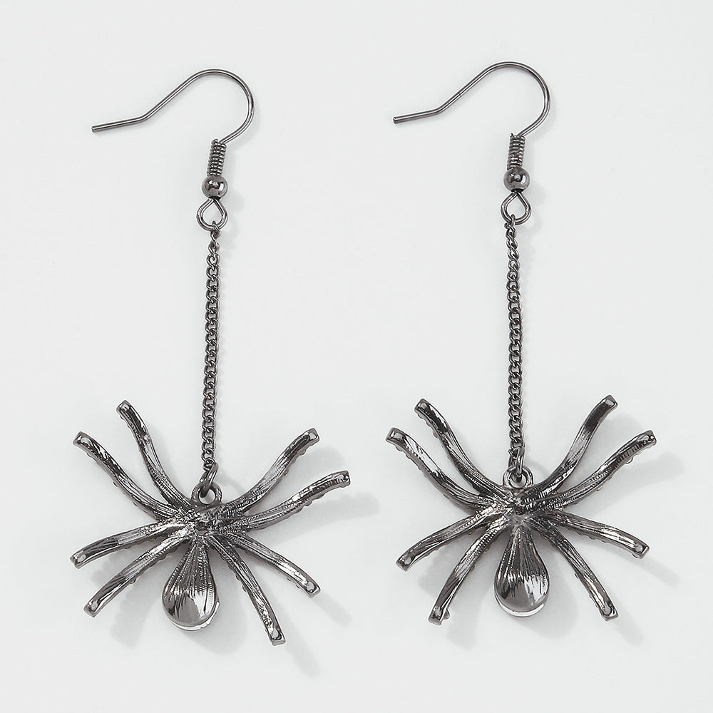 Long Spider Earrings