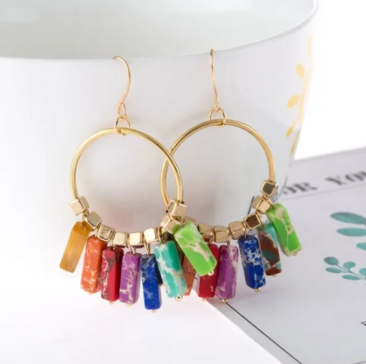 Colorful Vintage Earring