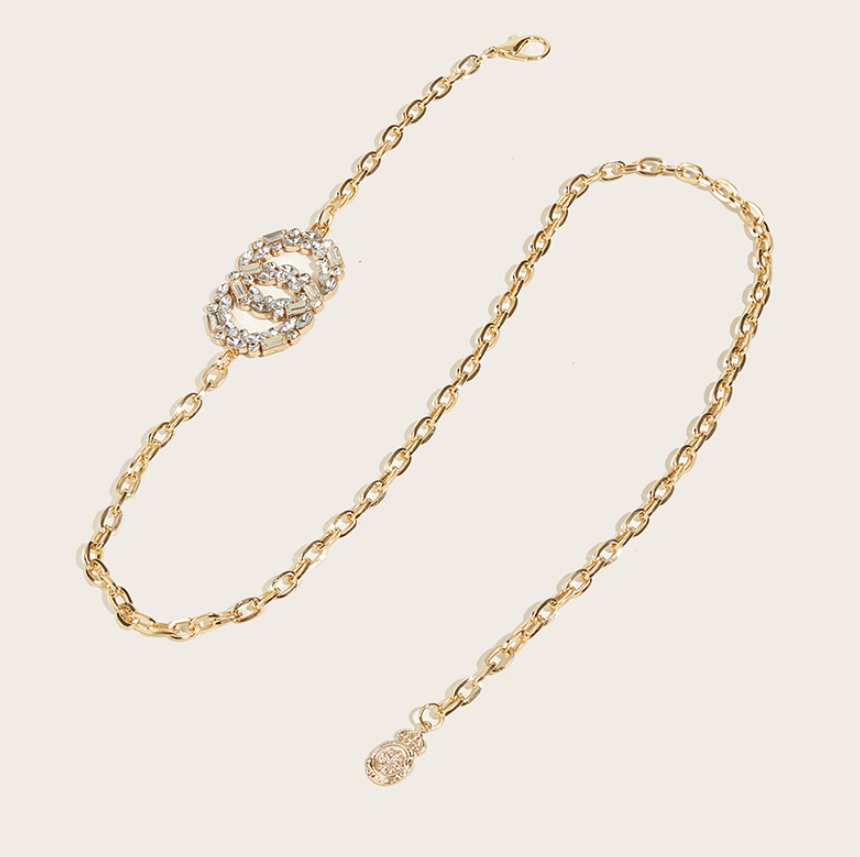 Gold Elegant Adjustable Chain Belt