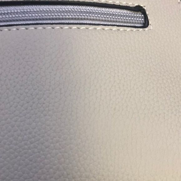 Solid gray handbag purse ladies shoulder bags