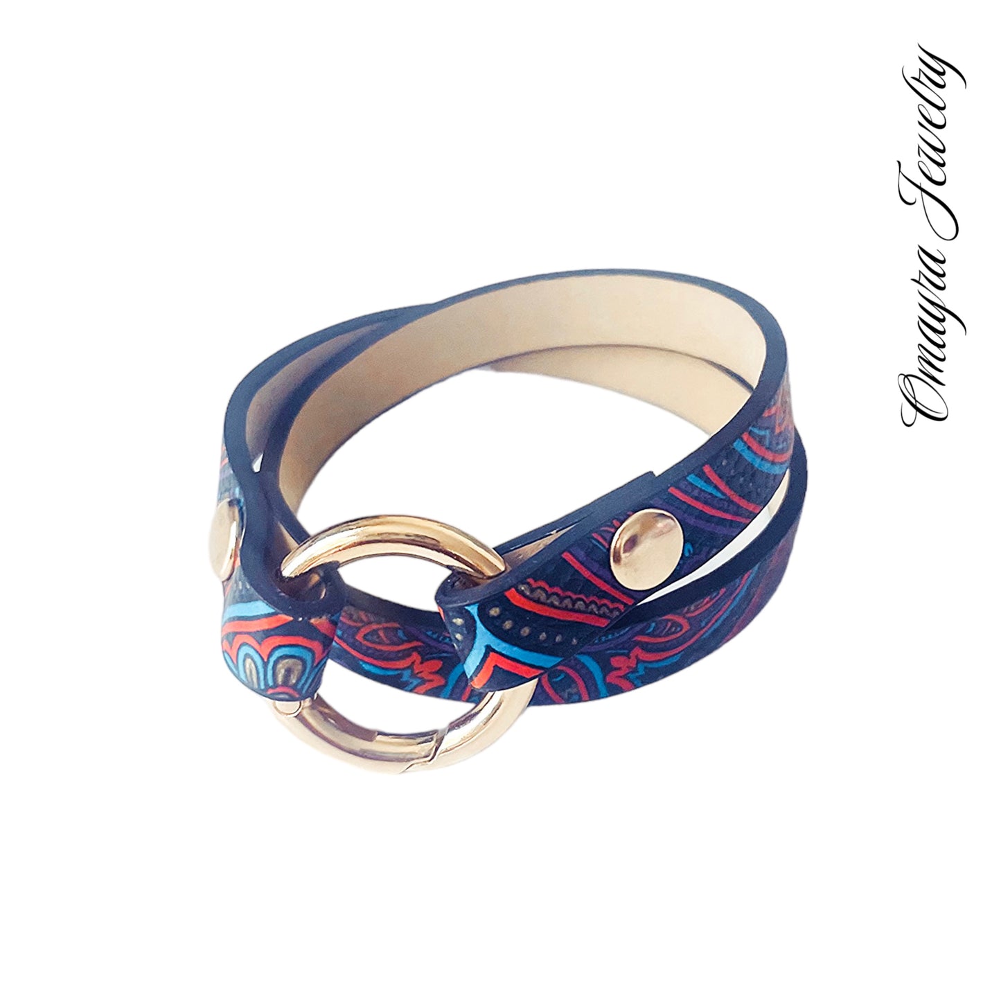 Multicolor Women Leather Bracelet