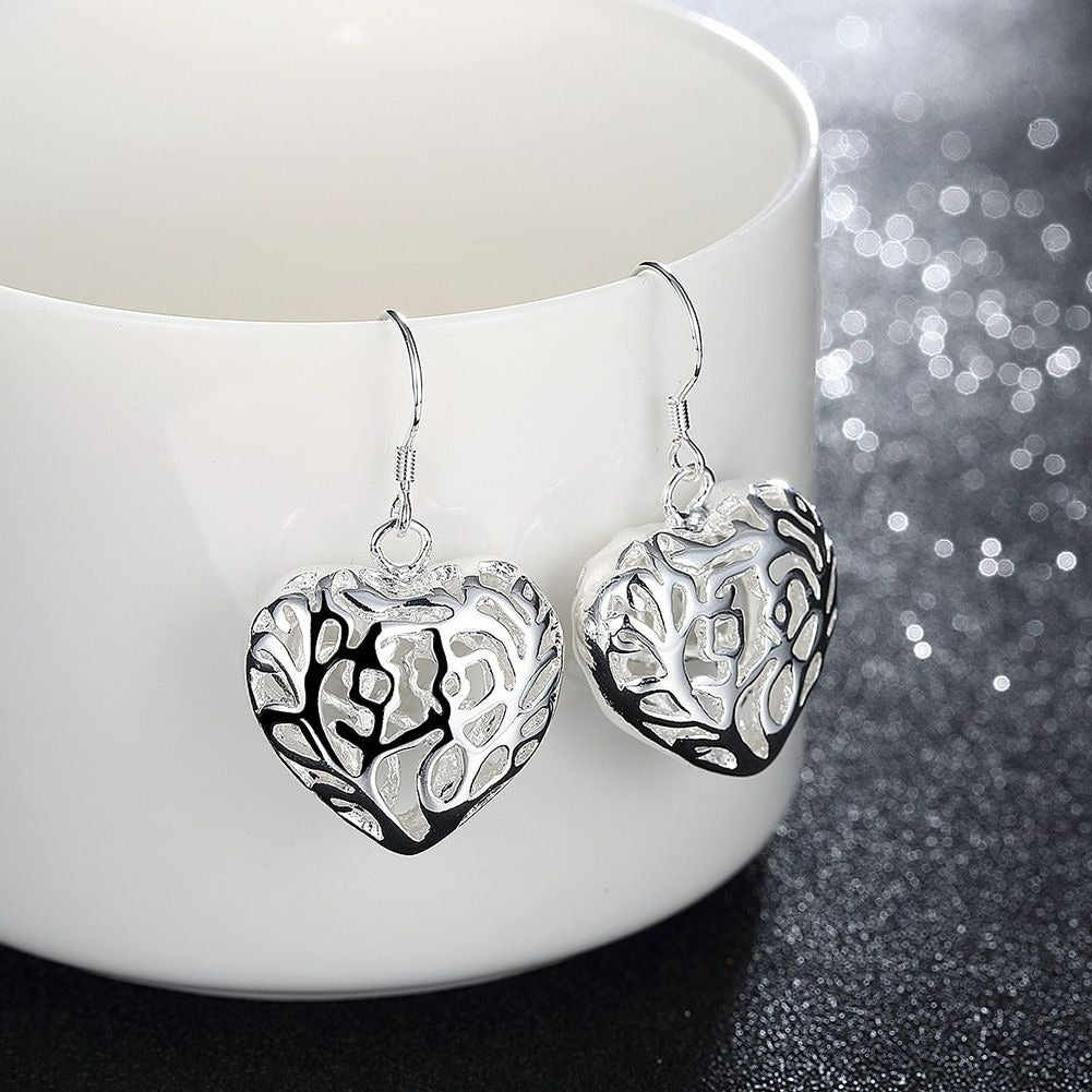 Heart Elegant Necklace & Earring Set