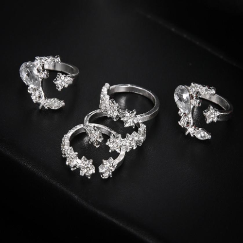 Boho 5 Piece Rings Set