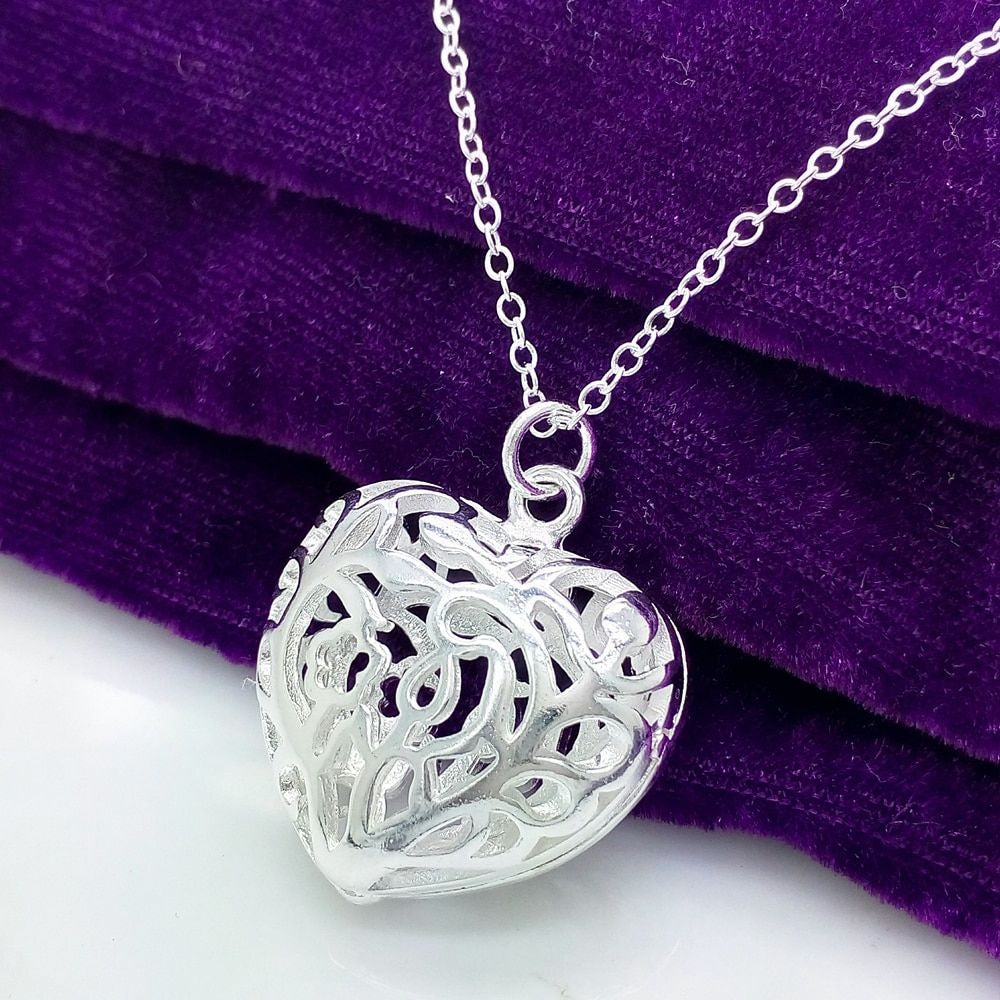 Heart Elegant Necklace & Earring Set