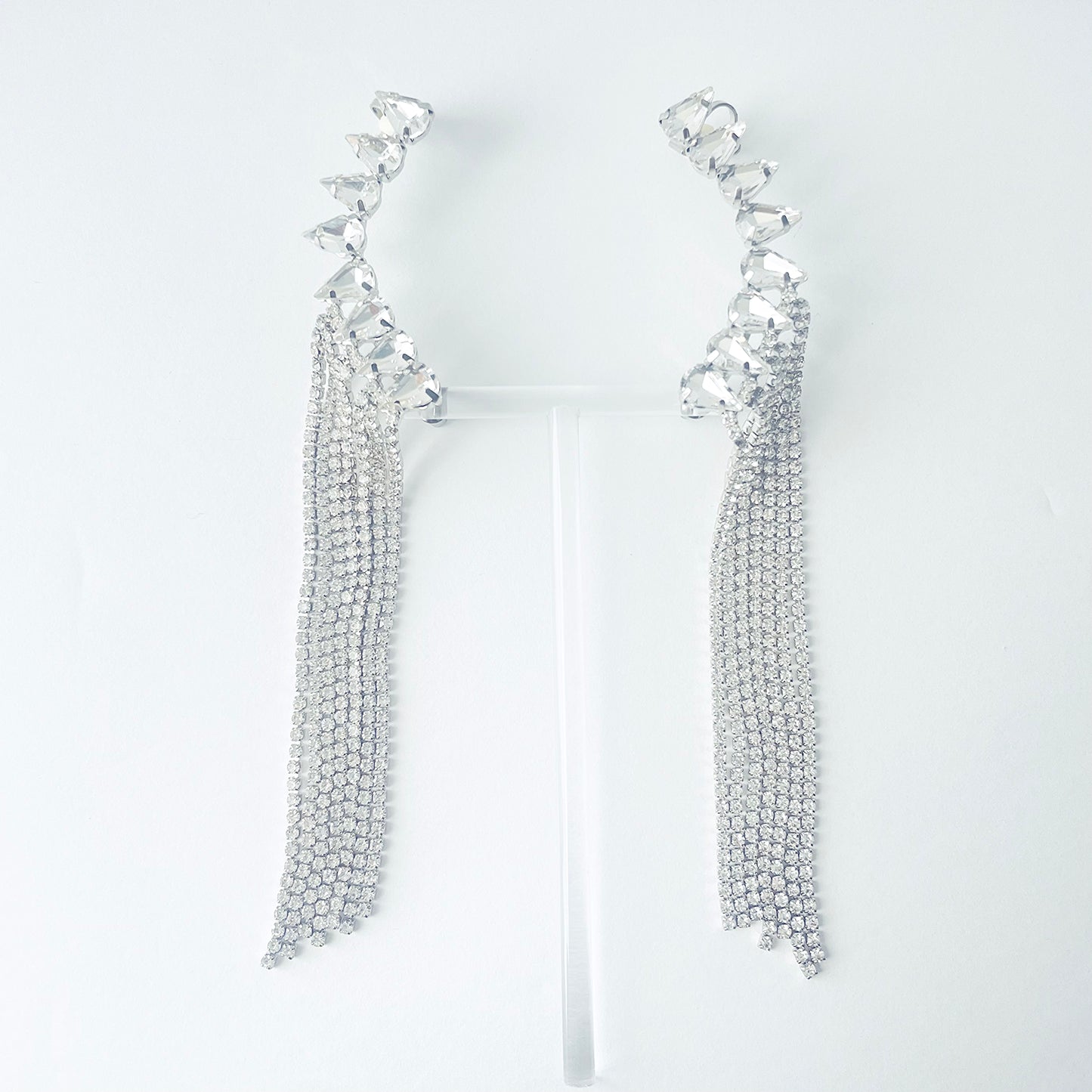 Night Out Sophisticated Rhinestone Earrings
