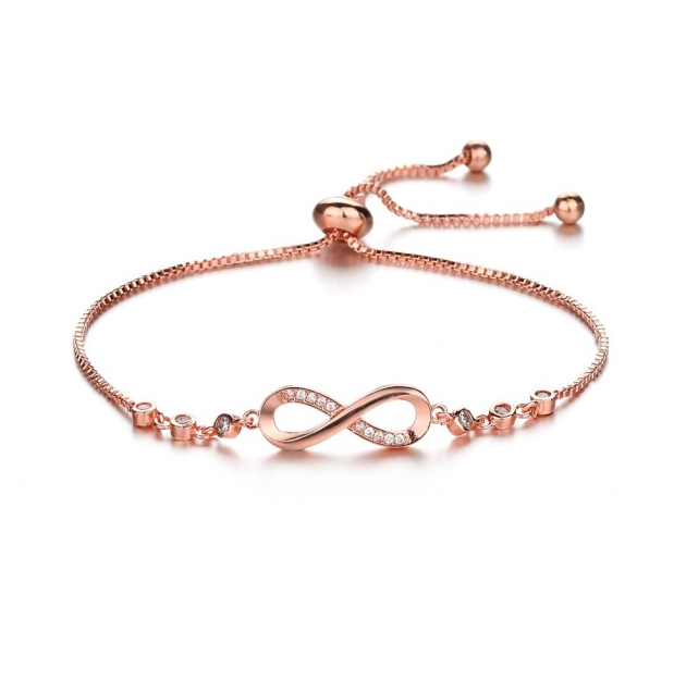 Love Infinity Chain Bracelets